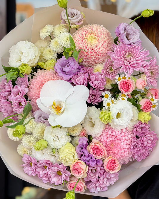 Lavender & Orchid Bouquet