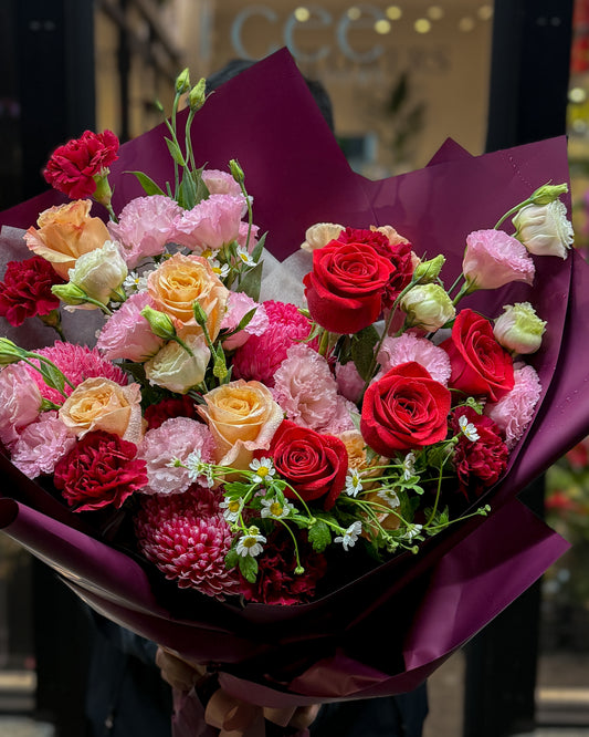 Ruby Radiance Bouquet