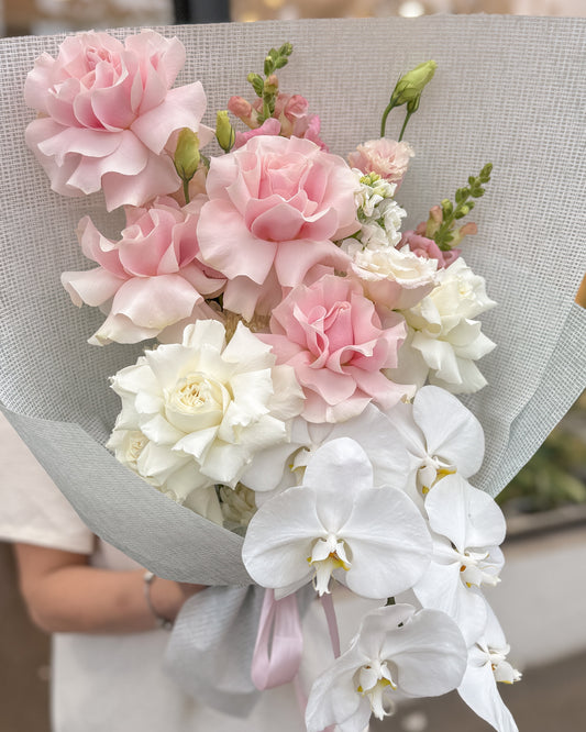 Blush Orchid Romance Bouquet