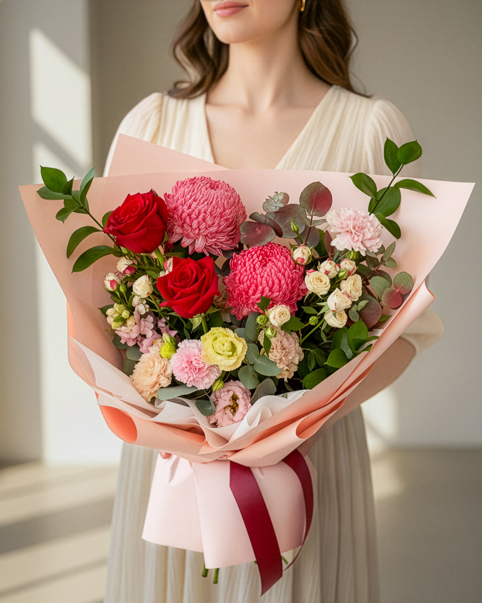 Crimson Kiss Bouquet