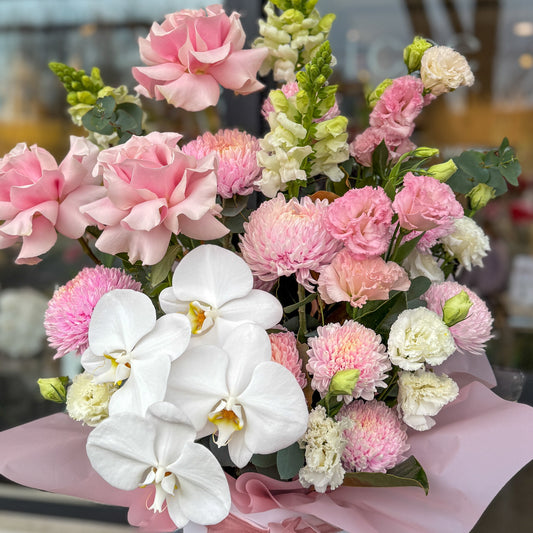 Blossom Elegance Velvet Hatbox