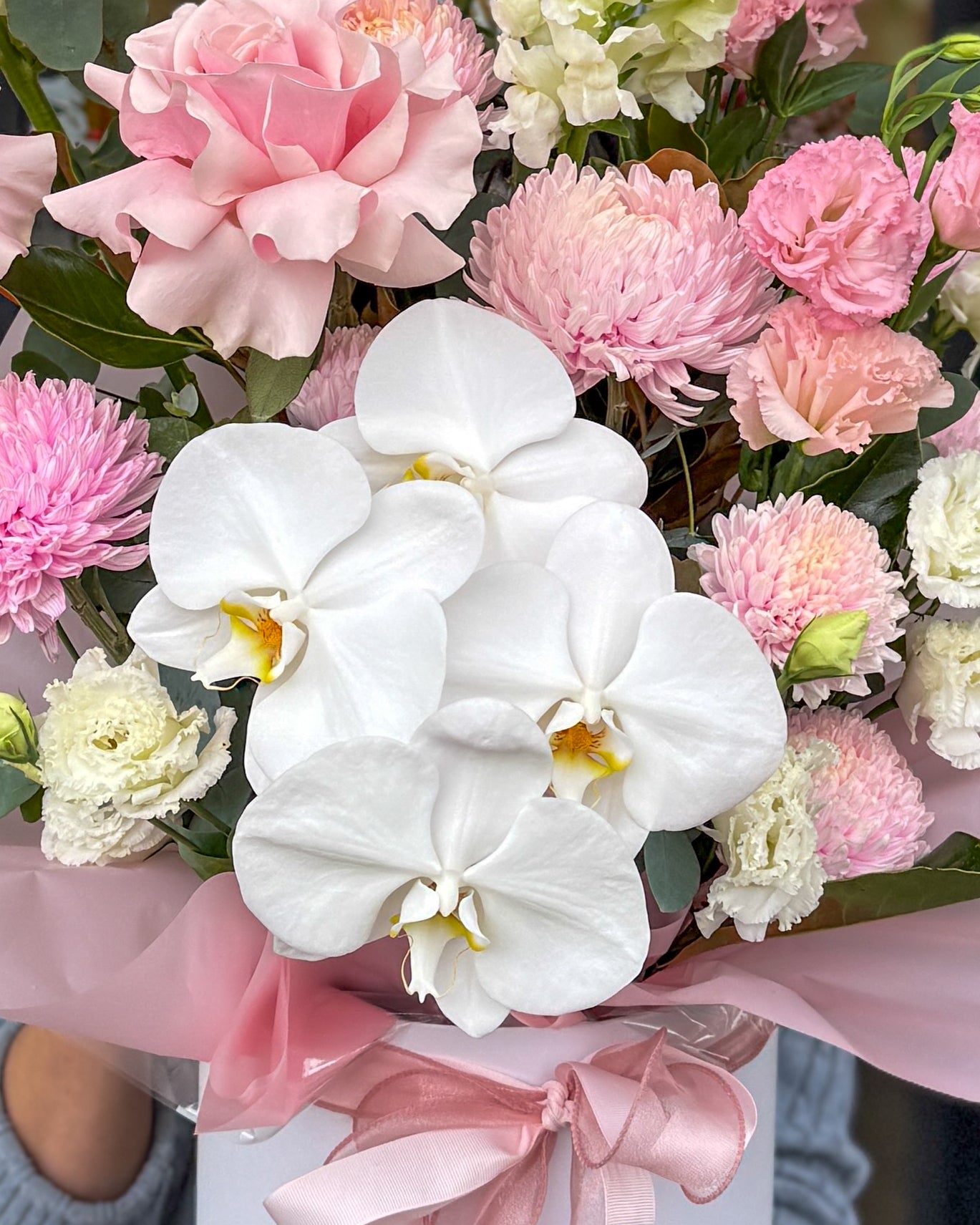 Blossom Elegance Velvet Hatbox