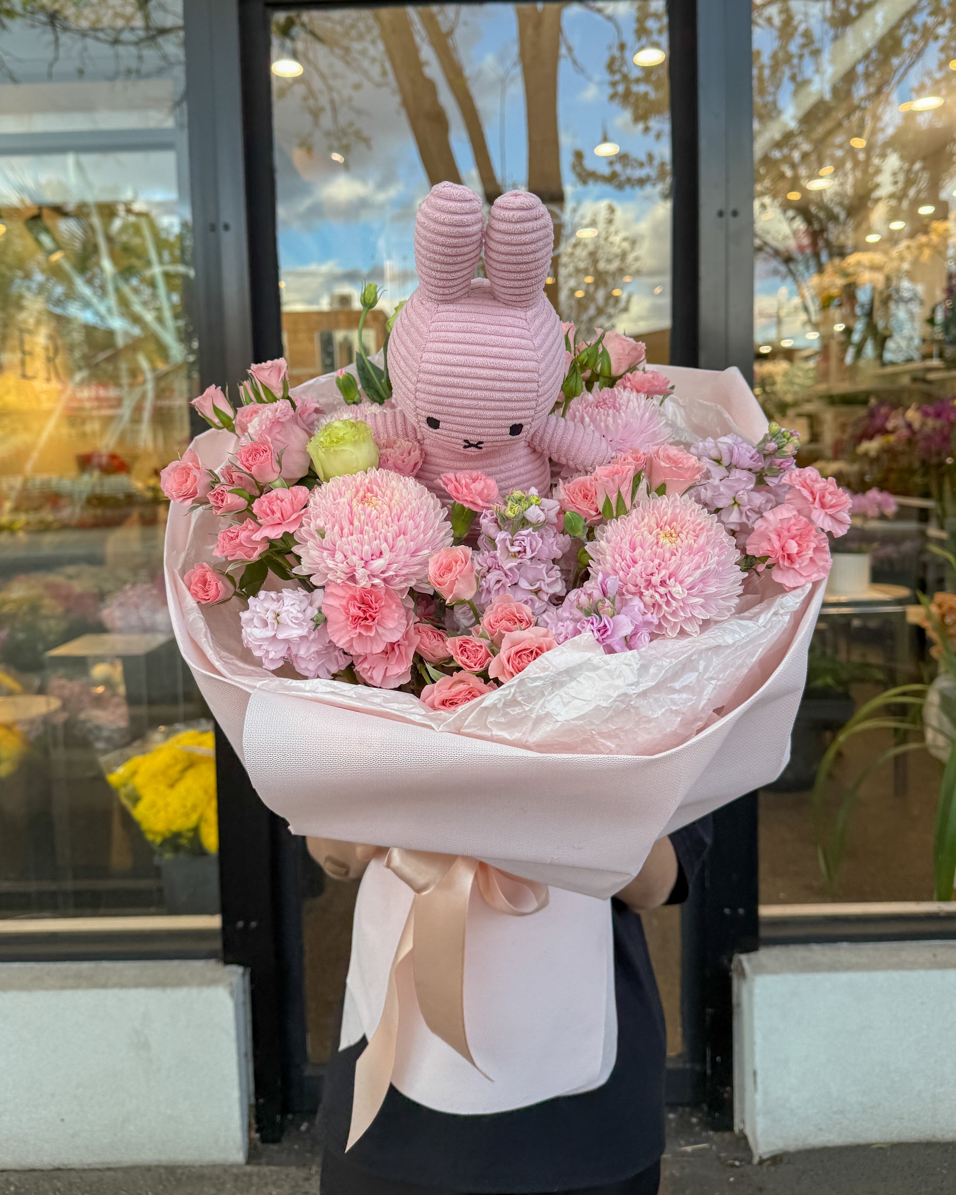 Pink Bunny Blossom Bouquet