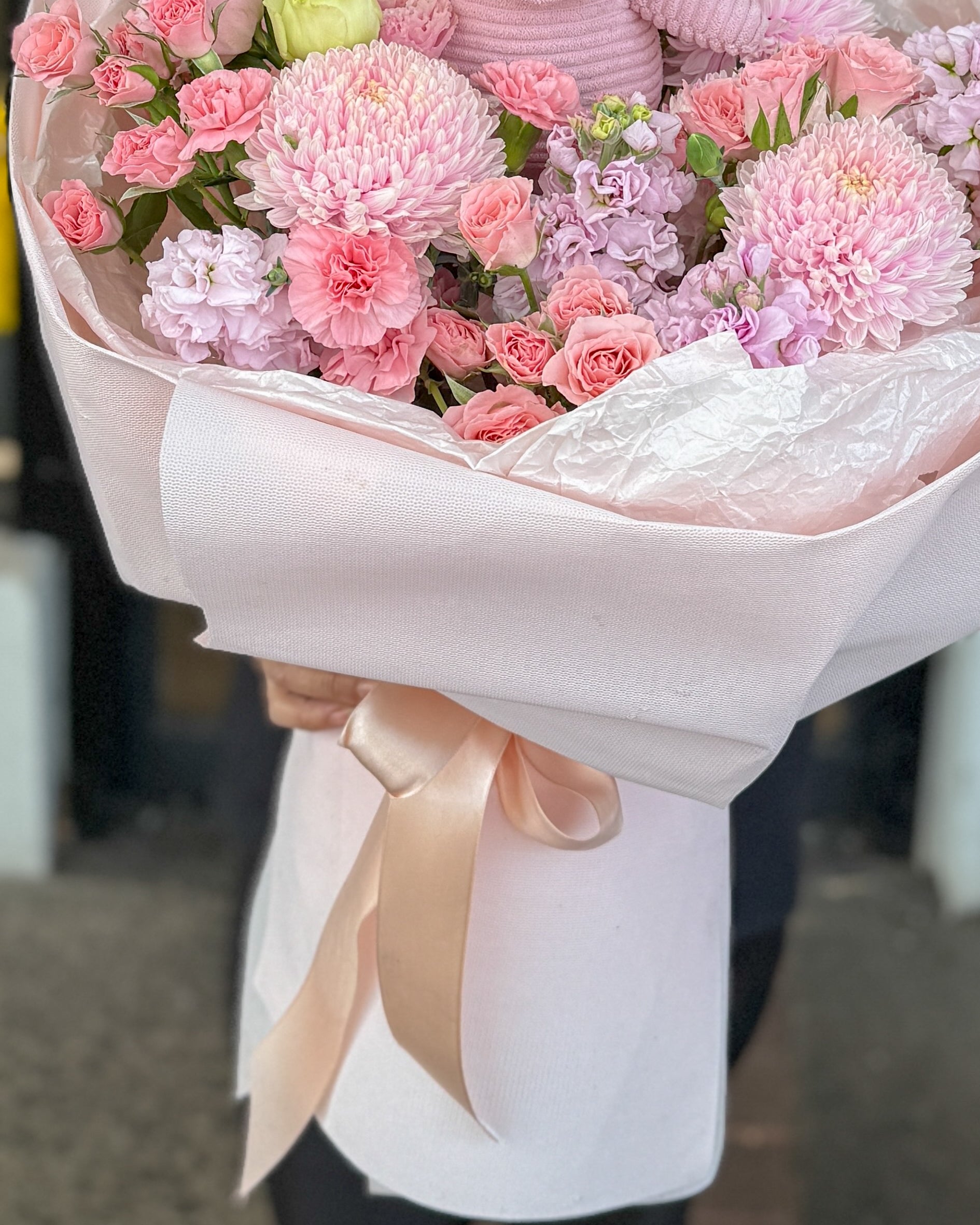 Pink Bunny Blossom Bouquet