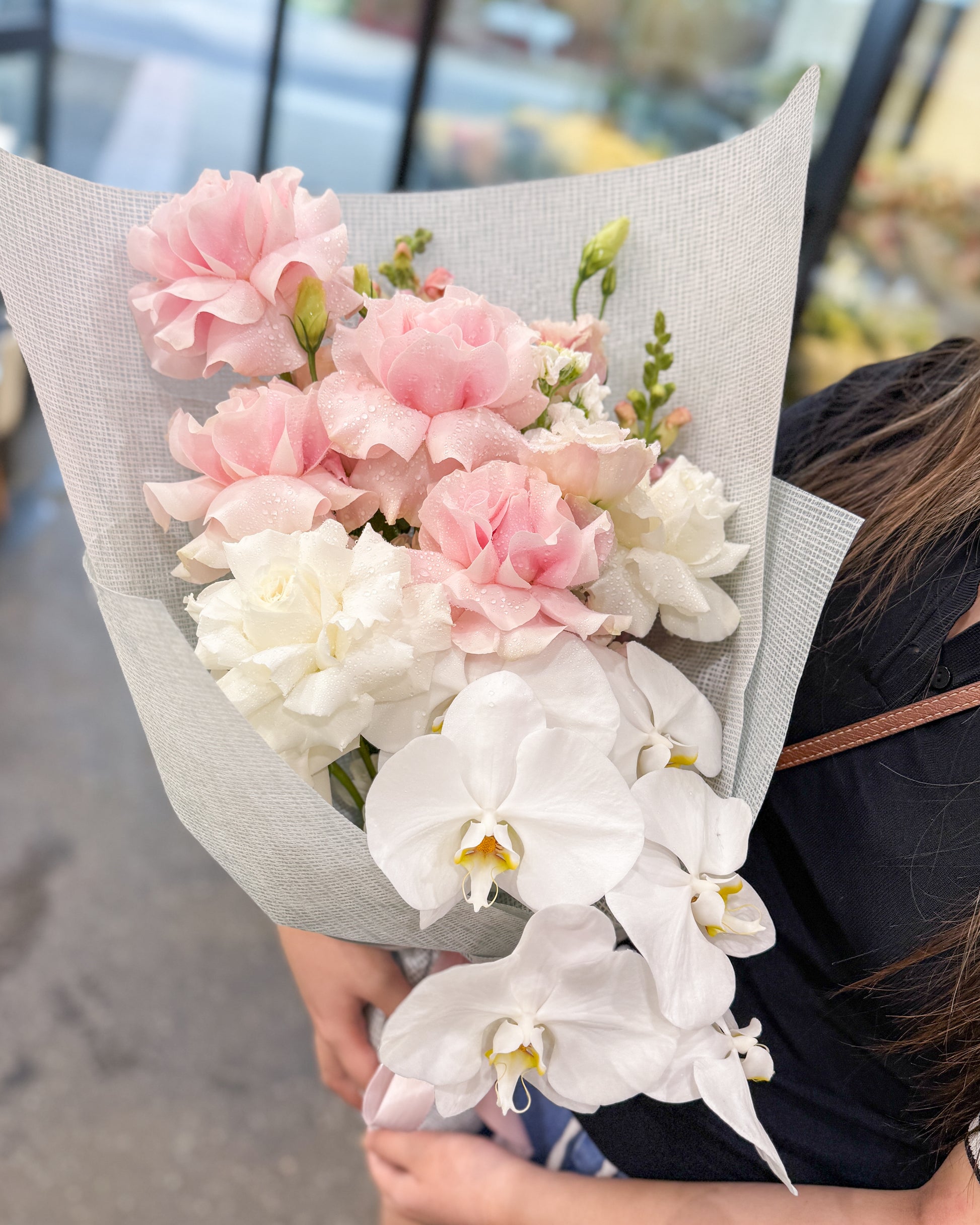 Blush Orchid Romance Bouquet